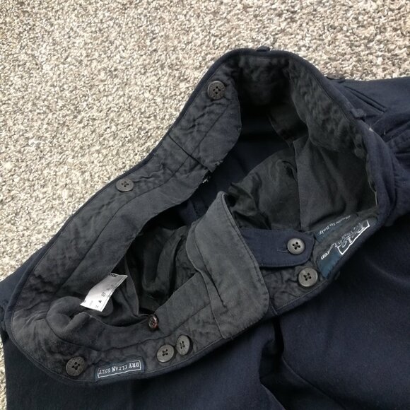 Vintage Polo Ralph Lauren x Corneliani Pants Extra Fine Wool Blue Pleated 38x28 - Picture 4 of 14